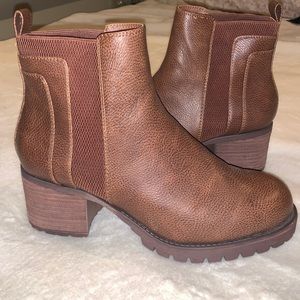 Brown Chelsea Booties